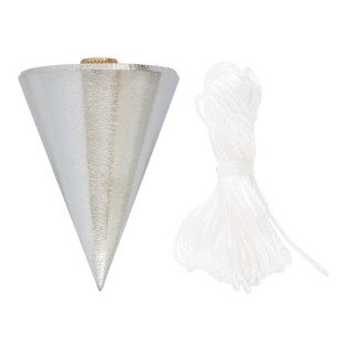 Прямовис будівельний металевий конусний, 300 г MASTERTOOL 30-0602 (523384) фото 1