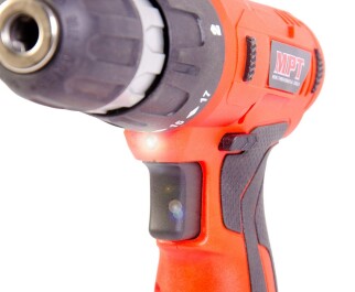 Дрель - шуруповерт аккумуляторная 12V, Li-ion,1.3 Ач, 0-700 обмин., 0-10 мм, 2 АКБ, кейс MPT MCDT1215.B2 (523907) фото 4