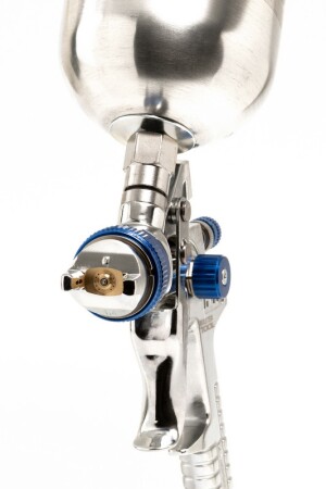 Краскопульт HVLP СБ 600 мл, алюміній, Ø 1,4 мм, 150-220 лмін, 3-4 бар MASTERTOOL 80-8905 (524086) фото 1