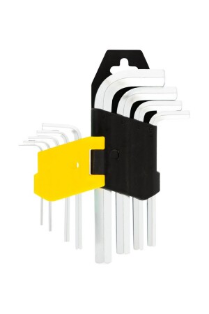 Ключи шестигранные набор 9 шт CrV короткие MASTERTOOL 75-0955 (522818) фото 2