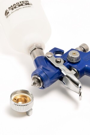 Краскопульт HVLP MINI СБ 125 мл, пластик, Ø 0,8 мм, 70-110 лмін, 2-2,5 бар MASTERTOOL 80-8930 (524039) фото 2