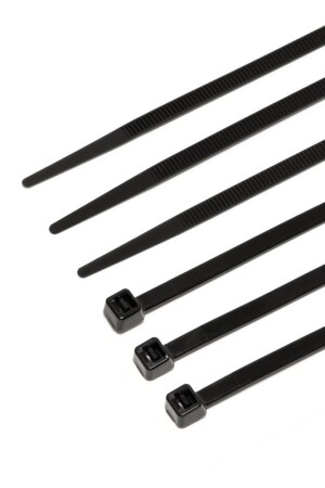 Хомут пластиковый 7,6*400 мм черный, 50 шт MASTERTOOL 20-1867 (524530) фото 1