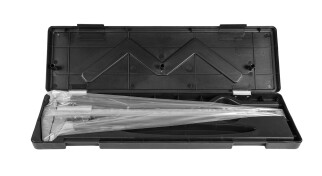 Штангенциркуль механічний 300 мм крок 0,02 у ПВХ чохлі MASTERTOOL 30-0630 (523374) фото 1