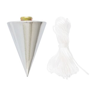 Прямовис будівельний металевий конусний, 100 г MASTERTOOL 30-0601 (523389) фото 1