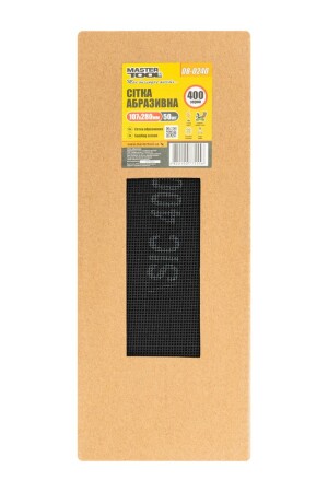 Abrasive mesh 400 107 * 280 mm MASTERTOOL 08-0240 фото 1