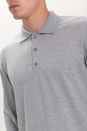 Поло Чоловіче AndreStar з довгим рукавом 7078 меланж (557338) фото 4