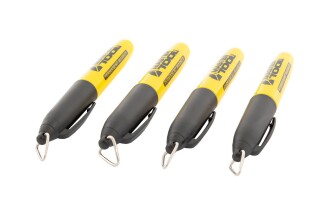 Маркер перманентний чорний, упак. 80шт MASTERTOOL 14-1820 (523449) фото 3