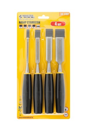 Chisels 4 pcs.: 6,12,18,24mm plastic, TITLE 14-1700 (523643) фото 5