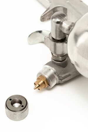 Краскопульт HP MINI СБ 200 мл, алюміній поворотний, Ø 0,5 мм, 60-90 лмін, 2,5-4,0 бар, рег. факел MASTERTOOL 80-8936 (524048) фото 2