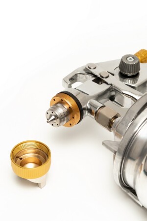 Краскопульт HVLP НБ 1000 мл, алюминий, Ø 1,8 мм, 130-210 лмин, 3-4 бар MASTERTOOL 80-8912 фото 2