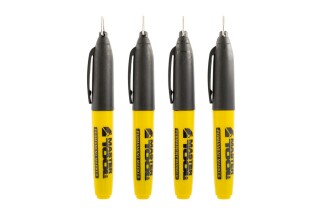 Маркер перманентний чорний, упак. 80шт MASTERTOOL 14-1820 (523449) фото 2