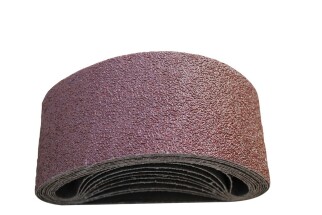 Лента шлифовальная зерно 80 76*533 мм 10 шт MASTERTOOL 08-2408 (522413) фото 1