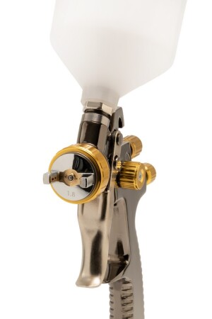 Краскопульт LVLP СБ 600 мл, пластик, Ø 1,8 мм, 125-170 лмін, 1,5-2,5 бар MASTERTOOL 80-8803 (524075) фото 1