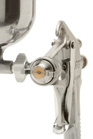 Краскопульт HP MINI СБ 400 мл, алюміній поворотний, Ø 1,5 мм, 70-130 лмін, 2,5-4.0 бар, рег. факел MASTERTOOL 80-8935 (524032) фото 1