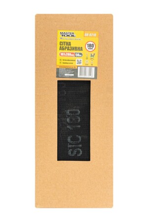 Сетка абразивная зерно 180 107*280 мм MASTERTOOL 08-0218 (522388) фото 1