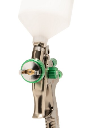 Краскопульт LVLP СБ 600 мл, пластик, Ø 1,3 мм, 125-170 лмін, 1,5-2,5 бар MASTERTOOL 80-8801 (524053) фото 1