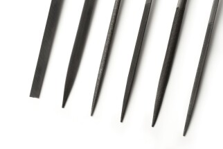 Надфили 140 мм, набор 6 шт MASTERTOOL 06-0010 (523683) фото 1