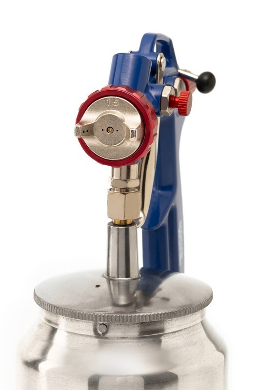 Краскопульт HP НБ 1000 мол, алюміній Ø 1,5 мм, 160-220 лмін, 3,5-5 бар MASTERTOOL 81-8717 (524038) фото 1