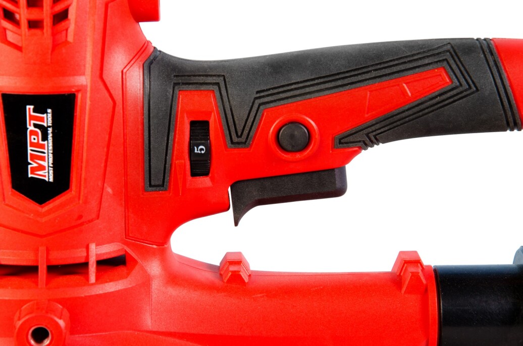 Шліфмашина для стін і стелі 850 Вт, 1400-2700 обмин, Ø 180 мм., Діод.подсветка, аксес. 6 шт. MPT MDS1853B (523986) фото 2