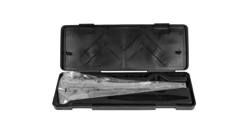 Штангенциркуль механічний 150 мм крок 0,02 у ПВХ чохлі MASTERTOOL 30-0615 (523373) (523373) фото 1