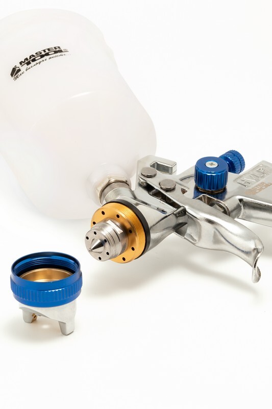 Краскопульт HVLP СБ 600 мл, пластик, Ø 1,4 мм, 170-260 лмін, 3-4 бар MASTERTOOL 80-8900 (524081) фото 2