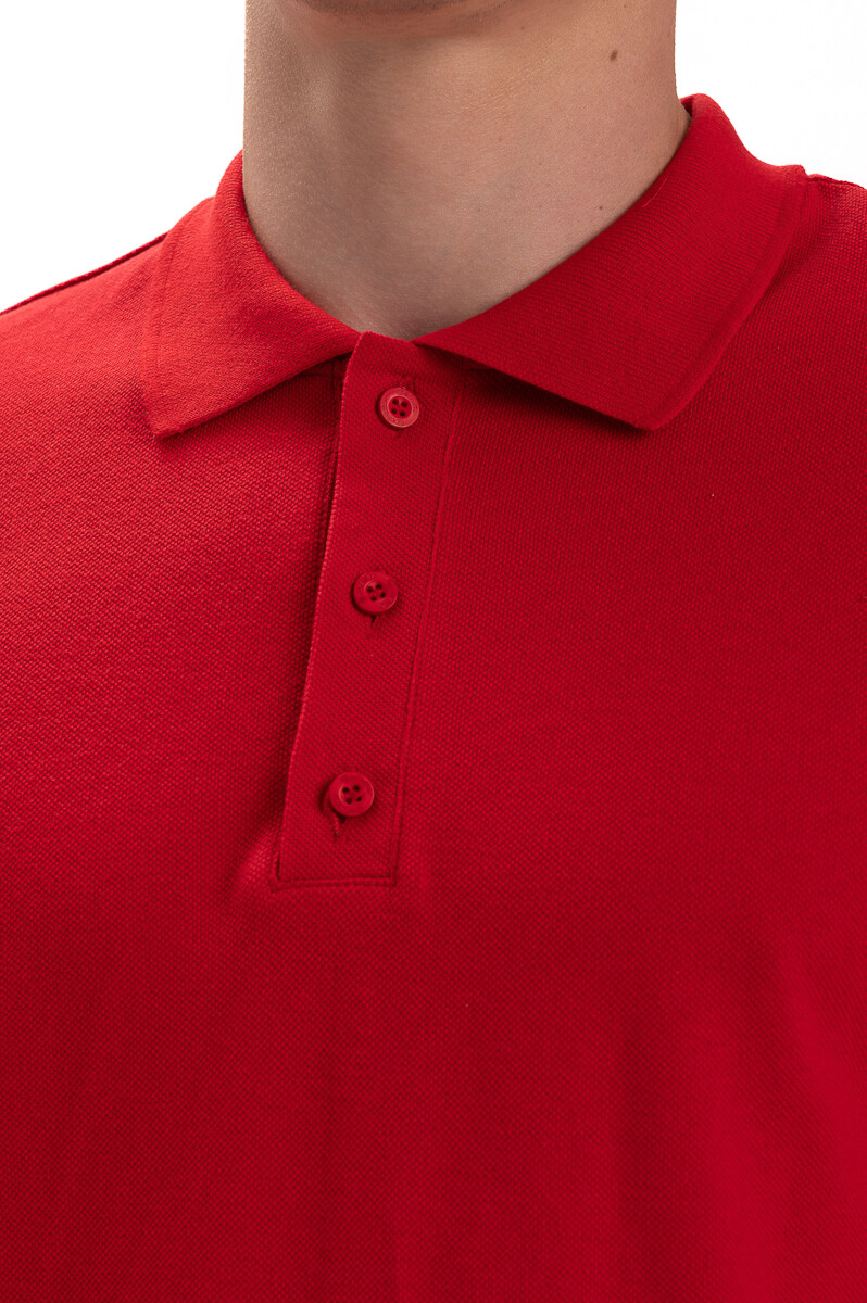 Поло Чоловіче AndreStar з довгим рукавом 7073 червоний (557330) фото 4