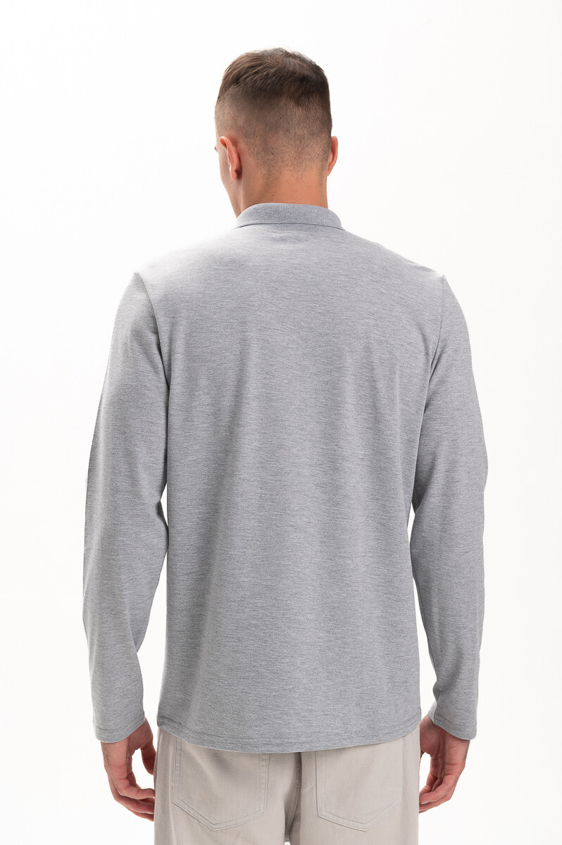 Поло Чоловіче AndreStar з довгим рукавом 7078 меланж (557338) фото 2