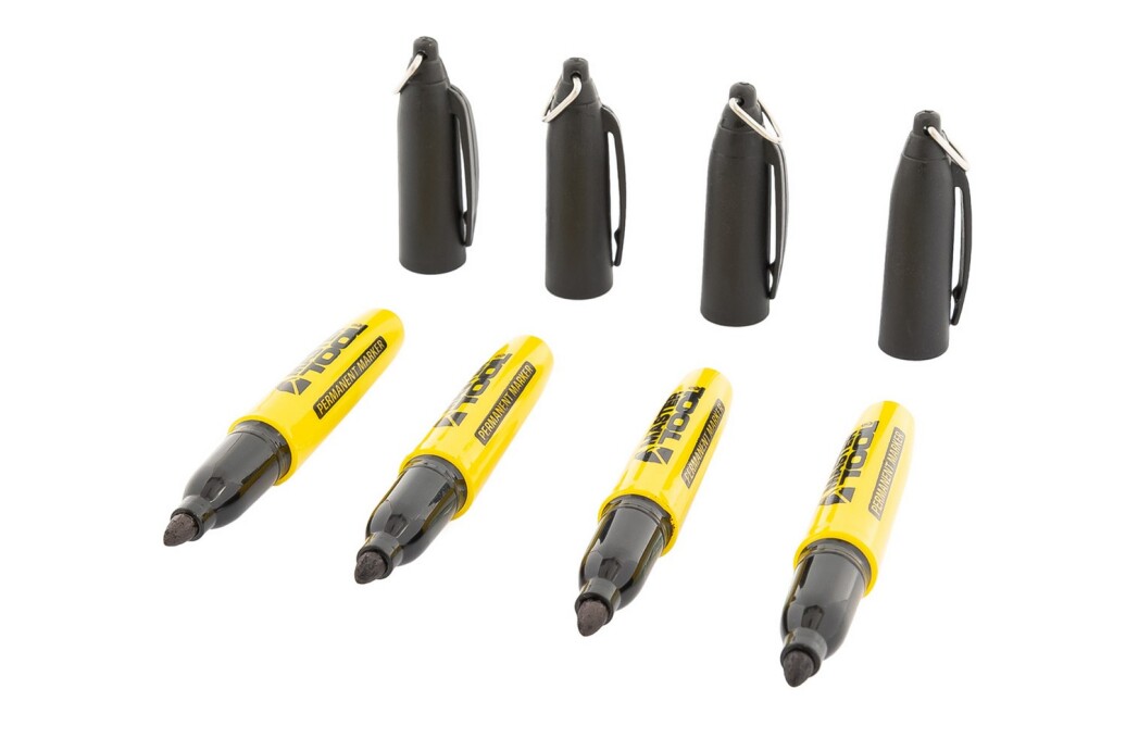 Маркер перманентний чорний, упак. 80шт MASTERTOOL 14-1820 (523449) фото 4