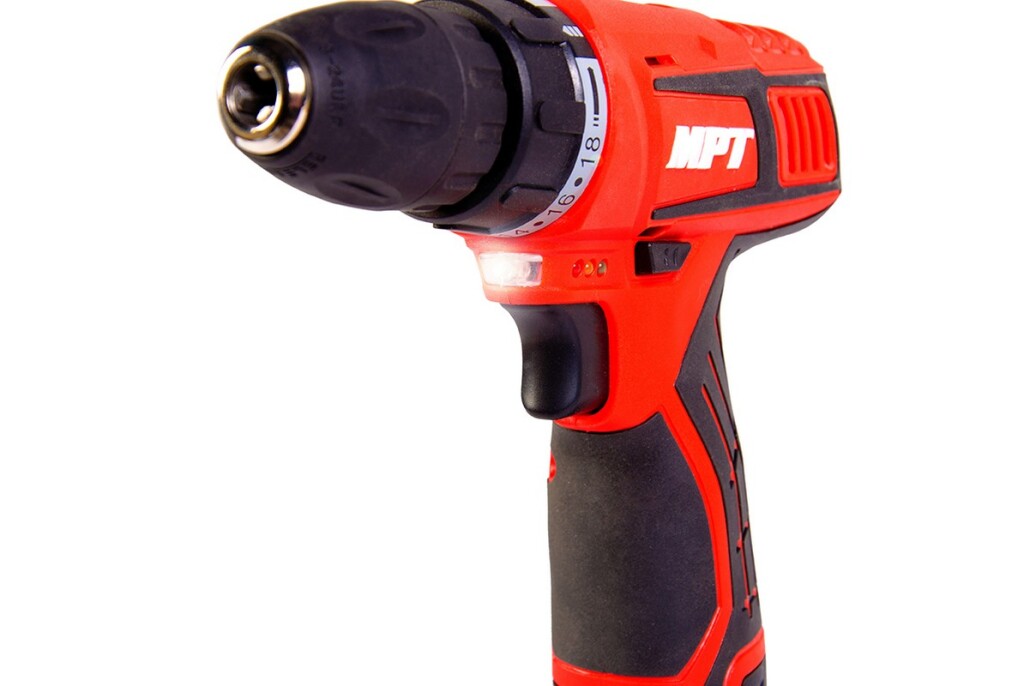 Дрель - шуруповерт аккумуляторная 12V, Li-ion,1.5 Ач, 0-600 обмин., 0-10 мм, 1 АКБ MPT MCDT1216.B1 (523921) фото 5