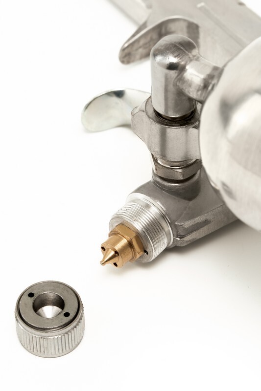 Краскопульт HP MINI СБ 200 мл, алюміній поворотний, Ø 0,5 мм, 60-90 лмін, 2,5-4,0 бар, рег. факел MASTERTOOL 80-8936 (524048) фото 2