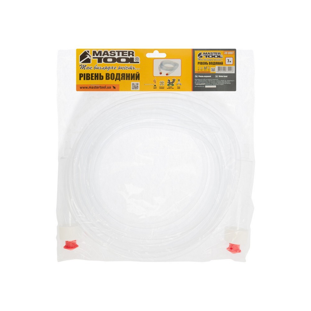 Уровень водяной 7 м MASTERTOOL 30-0007 (523415) фото 1