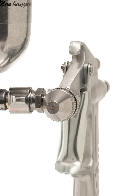 Краскопульт HP MINI СБ 200 мл, алюміній поворотний, Ø 0,5 мм, 60-90 лмін, 2,5-4,0 бар MASTERTOOL 80-8933 (524041) фото 1