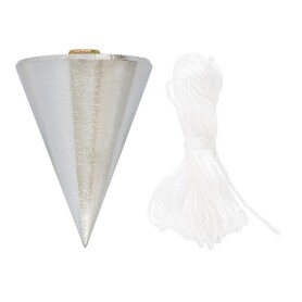 Прямовис будівельний металевий конусний, 300 г MASTERTOOL 30-0602 (523384) фото 1