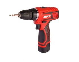 Дрель-шуруповерт аккумуляторная 12VLi-ion,1.5 Ач, 2 скор, 0-4001450 обмин, 10мм,2 АКБ,кейс MPT MCDT1226.B2 (523863) фото 2