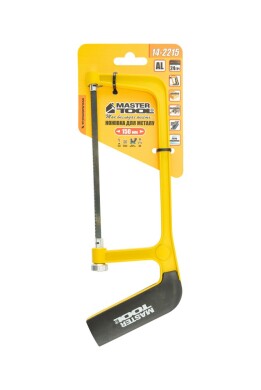 Ножівка по металу 150 мм, алюмінієва рукоятка з PP покриттям, flex полотно метал MASTERTOOL 14-2215 (523622) фото 3