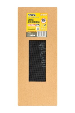 Сітка абразивна зерно 320 107 * 280 мм MASTERTOOL 08-0232 (522317) фото 1