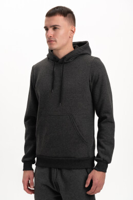 Чоловіче Худі AndreStar 7767 Темно-сірий (557270) фото 2