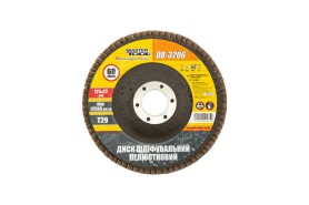 Диск шлифовальный лепестковый конусный Т29 зерно 60 125*22 мм MASTERTOOL 08-3206 (522332) фото 1