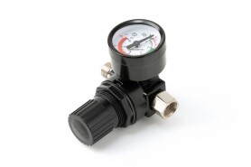 Редуктор з манометром для фарбопульта 0-12 бар, 14 "MASTERTOOL 80-8918 (524037) фото 2