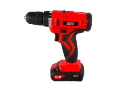 Дрель-шуруповерт аккумуляторная 14.4VLi-ion,1.3 Ач, 2 скор, 0-4001450 обмин, 10мм,2 АКБ,кейс MPT MCDT1423.A2 (523886) фото 1