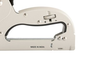 Степлер ресорний ПРОФІ для скоби 4-14 мм 11,3 * 0,7 мм, плавне регулювання сили удару, корпус метал MASTERTOOL 41-0904 (523570) фото 4