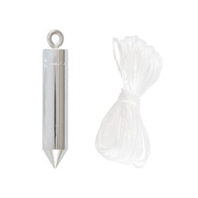 Отвес строительный цилиндрический, 100 г MASTERTOOL 30-0604 (523394) фото 1