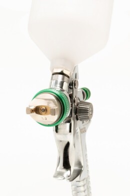 Краскопульт HVLP СБ 600 мл, пластик, Ø 1,3 мм, 150-220 лмін, 3-4 бар MASTERTOOL 80-8901 (524030) фото 1