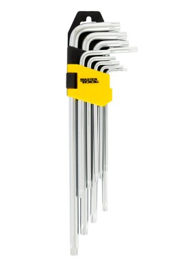 Ключи TORX набор 9 шт CrV длинные MASTERTOOL 75-0961 (522802) фото 1