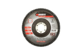 Диск шлифовальный лепестковый конусный ZIRCONIA Т29 зерно 120 125*22 мм GRANITE 8-32-120 фото 1
