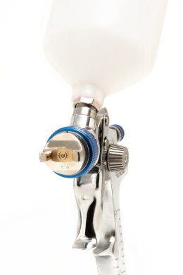 Краскопульт HVLP СБ 600 мл, пластик, Ø 1,4 мм, 160-240 лмін, 3-4 бар MASTERTOOL 80-8904 (524066) фото 1