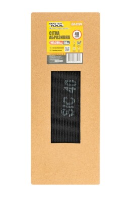 Сітка абразивна зерно 40 107 * 280 мм MASTERTOOL 08-0204 (522290) фото 2