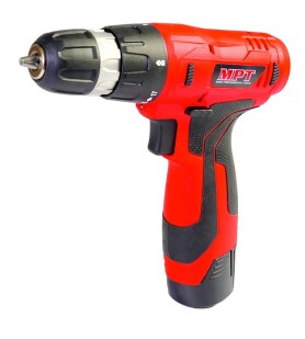 Дрель - шуруповерт аккумуляторная 12V, Li-ion,1.3 Ач, 0-700 обмин., 0-10 мм, 2 АКБ, кейс MPT MCDT1215.B2 (523907) фото 1