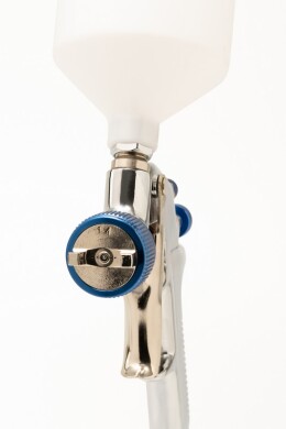 Краскопульт HP СБ 600 мл, пластик, Ø 1,4 мм, 120-170 лмін, 3,5-5,0 бар, ПРОФ MASTERTOOL 81-8720 (524054) фото 1