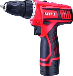 Дрель-шуруповерт аккумуляторная 12VLi-ion,1.5 Ач, 2 скор, 0-4001450 обмин, 10мм,2 АКБ,кейс MPT MCDT1226.B2 (523863) фото 1